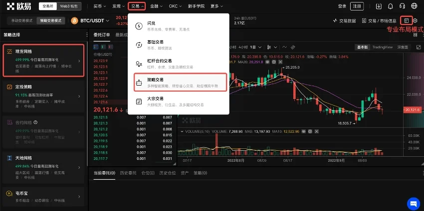 [欧易OKX]战略交易系列课程-现货网格