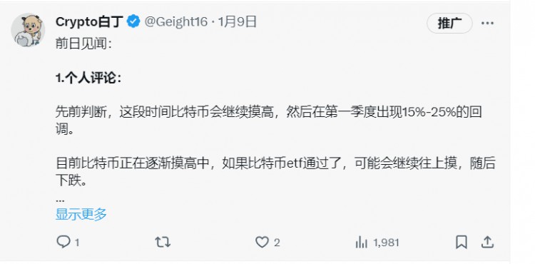 我的比特币行情预测100%正确