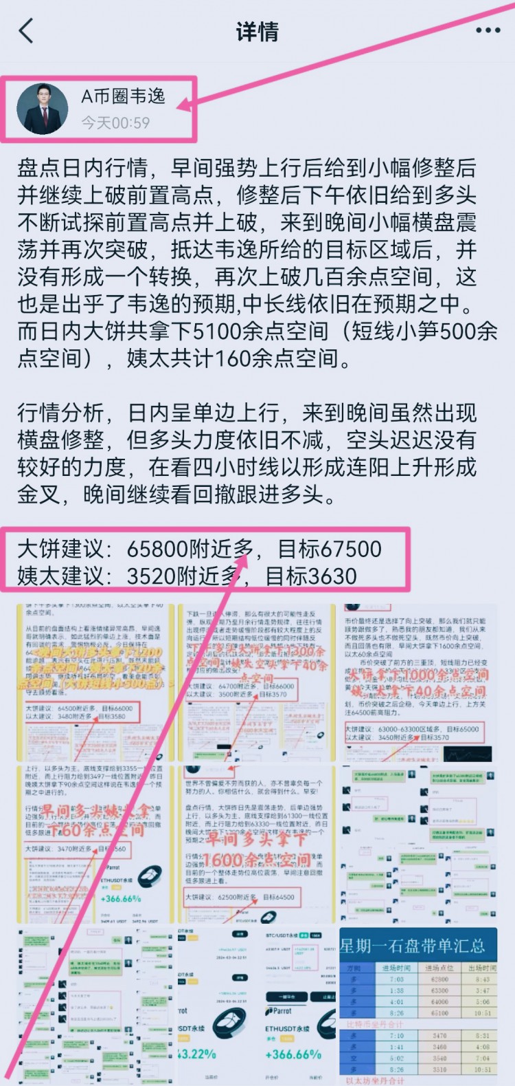 [韦逸说币]行情分析：金叉形成，早间或有小幅回撤，多头跟进。逢低布局，持续看涨。