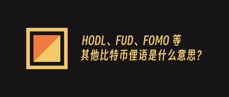 HODL、FUD、FOMO 其它比特币俚语的含义是什么？