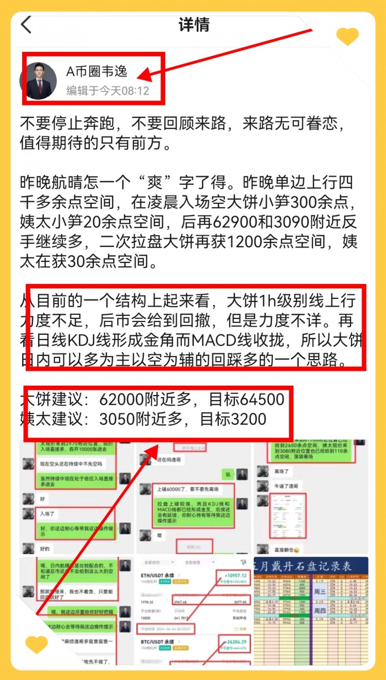 [韦逸说币]市场为师，不断总结提炼