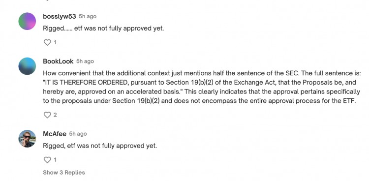 ETF“扯皮”事件，价值1300万美元