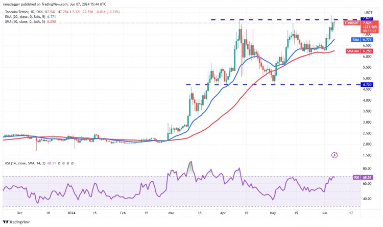 Toncoin 价格分析.